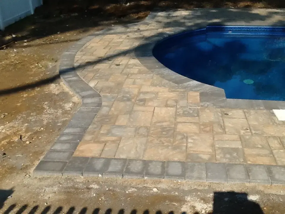 Driveway paving — estate property
