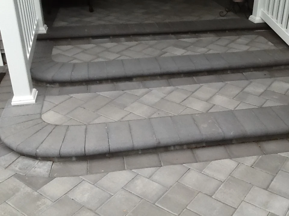Pool deck — premium pavers