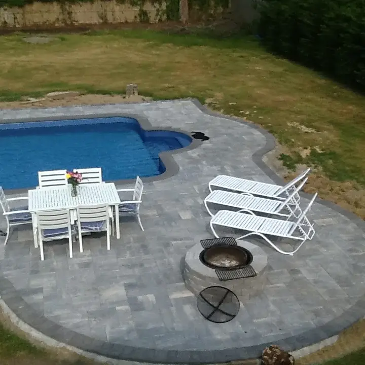 Poolscape — Long Island estate