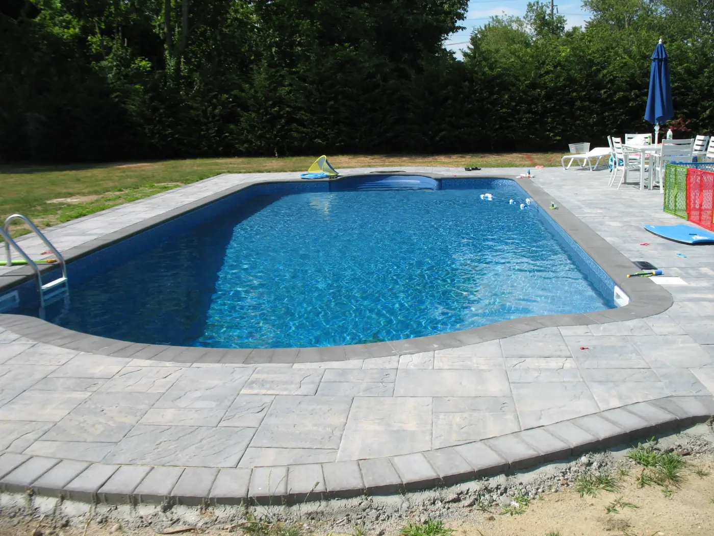 Patio and pool deck — premium pavers