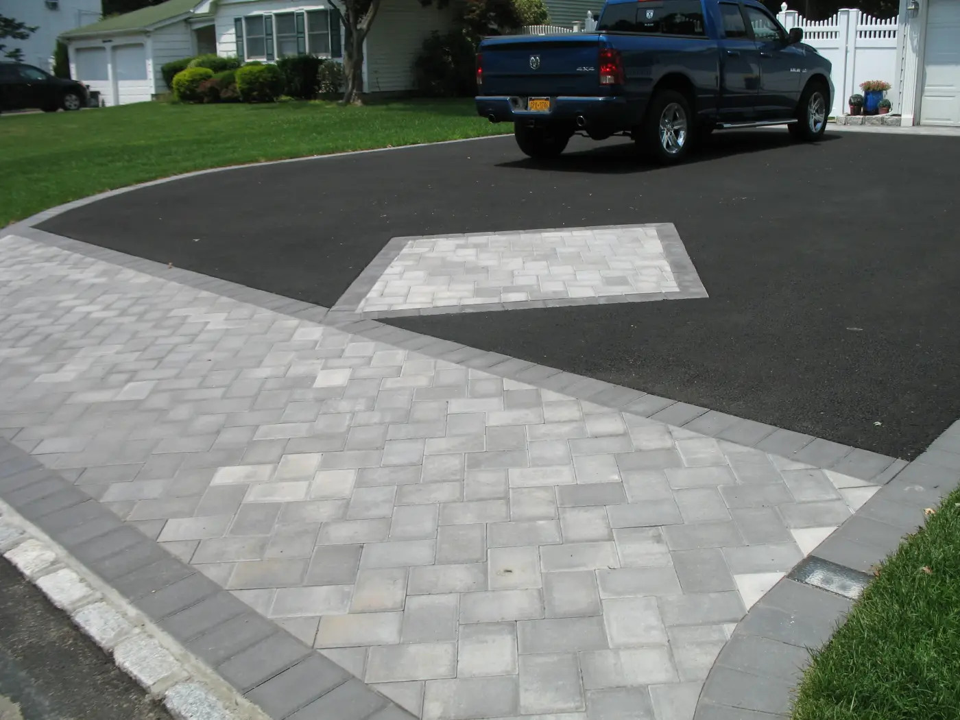 Patio installation — Long Island estate