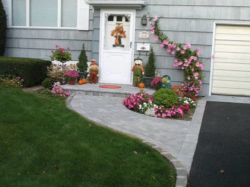 Premium paver path — estate property